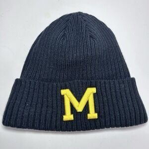 New Era University Of Michigan Wolverines Knit Hat Beanie